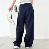 レイヤードデザインピンストライプパンツ | Outfitter lab | 詳細画像12 