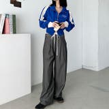 レイヤードデザインピンストライプパンツ | Outfitter lab | 詳細画像9 