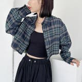 ショート丈チェックシャツ | Outfitter lab | 詳細画像12