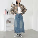 ショート丈チェックシャツ | Outfitter lab | 詳細画像9