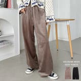 ベロアワイドイージーパンツ | Outfitter lab | 詳細画像1 