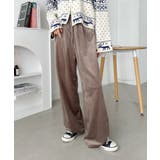 モカ | ベロアワイドイージーパンツ | Outfitter lab