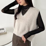 シャギーVネックニットベスト | Outfitter lab | 詳細画像16