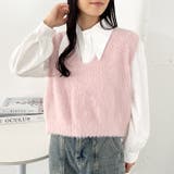 シャギーVネックニットベスト | Outfitter lab | 詳細画像31