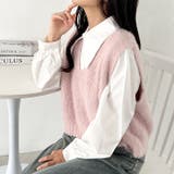 シャギーVネックニットベスト | Outfitter lab | 詳細画像34