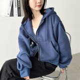 無地裏起毛ジップパーカー | Outfitter lab | 詳細画像11