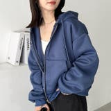 無地裏起毛ジップパーカー | Outfitter lab | 詳細画像12