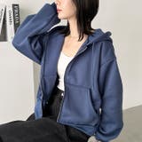 無地裏起毛ジップパーカー | Outfitter lab | 詳細画像13
