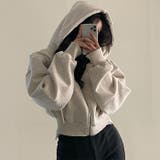 無地裏起毛ジップパーカー | Outfitter lab | 詳細画像15