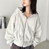 無地裏起毛ジップパーカー | Outfitter lab | 詳細画像18