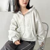 無地裏起毛ジップパーカー | Outfitter lab | 詳細画像19