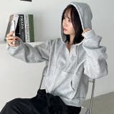 無地裏起毛ジップパーカー | Outfitter lab | 詳細画像27 