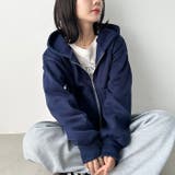 無地裏起毛ジップパーカー | Outfitter lab | 詳細画像32