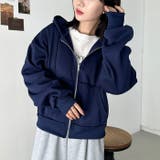 無地裏起毛ジップパーカー | Outfitter lab | 詳細画像33