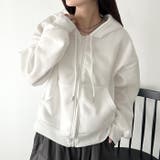 無地裏起毛ジップパーカー | Outfitter lab | 詳細画像36 