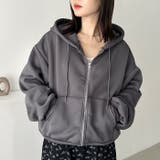 無地裏起毛ジップパーカー | Outfitter lab | 詳細画像8