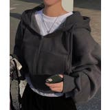 ブラック | 無地裏起毛ジップパーカー | Outfitter lab