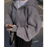 ダークグレー | 無地裏起毛ジップパーカー | Outfitter lab