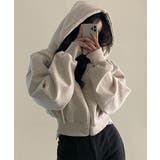 オートミール | 無地裏起毛ジップパーカー | Outfitter lab