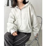 オートミール | 無地裏起毛ジップパーカー | Outfitter lab