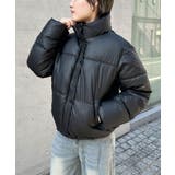 ブラック | マットショート丈スタンドカラーダウンブルゾン | Outfitter lab