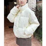 アイボリー | マットショート丈スタンドカラーダウンブルゾン | Outfitter lab