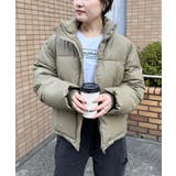 カーキ | マットショート丈スタンドカラーダウンブルゾン | Outfitter lab