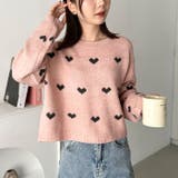 ラインハート柄長袖ニットトップス | Outfitter lab | 詳細画像23