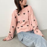ラインハート柄長袖ニットトップス | Outfitter lab | 詳細画像24