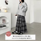 チェック柄ティアードロングスカート | Outfitter lab | 詳細画像4