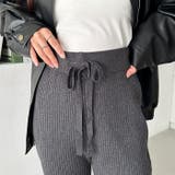 フリルレースリブニットパンツ | Outfitter lab | 詳細画像18 