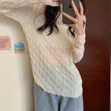 ウェーブデザインシアートップス | Outfitter lab | 詳細画像10