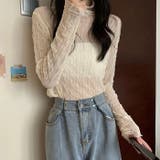 ウェーブデザインシアートップス | Outfitter lab | 詳細画像9