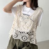 クロシェ編みビスチェトップス | Outfitter lab | 詳細画像15
