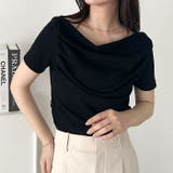 ドレープオフショルダー半袖トップス | Outfitter lab | 詳細画像11 