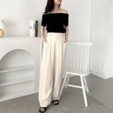 ドレープオフショルダー半袖トップス | Outfitter lab | 詳細画像14 