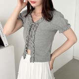 レースアップフロントリボントップス | Outfitter lab | 詳細画像11 