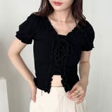 レースアップフロントリボントップス | Outfitter lab | 詳細画像16 