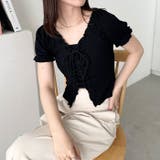 レースアップフロントリボントップス | Outfitter lab | 詳細画像19 