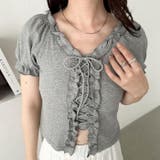 レースアップフロントリボントップス | Outfitter lab | 詳細画像20 