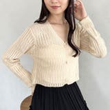 透かしランダムリブカーディガン | Outfitter lab | 詳細画像14 