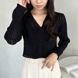 透かしランダムリブカーディガン | Outfitter lab | 詳細画像21 