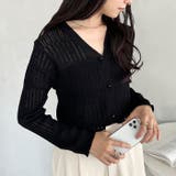 透かしランダムリブカーディガン | Outfitter lab | 詳細画像22 