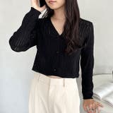 透かしランダムリブカーディガン | Outfitter lab | 詳細画像24 