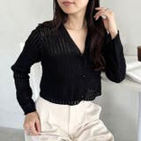 透かしランダムリブカーディガン | Outfitter lab | 詳細画像25 