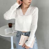 透かしランダムリブカーディガン | Outfitter lab | 詳細画像6 