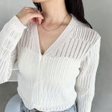 透かしランダムリブカーディガン | Outfitter lab | 詳細画像8 