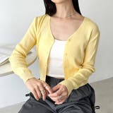 Vネックコンパクトカーディガン | Outfitter lab | 詳細画像16 