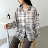 シアーチェックシャツ | Outfitter lab | 詳細画像12 