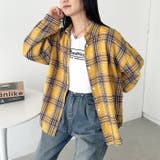 ルーズシルエットチェックネルシャツ | Outfitter lab | 詳細画像18 